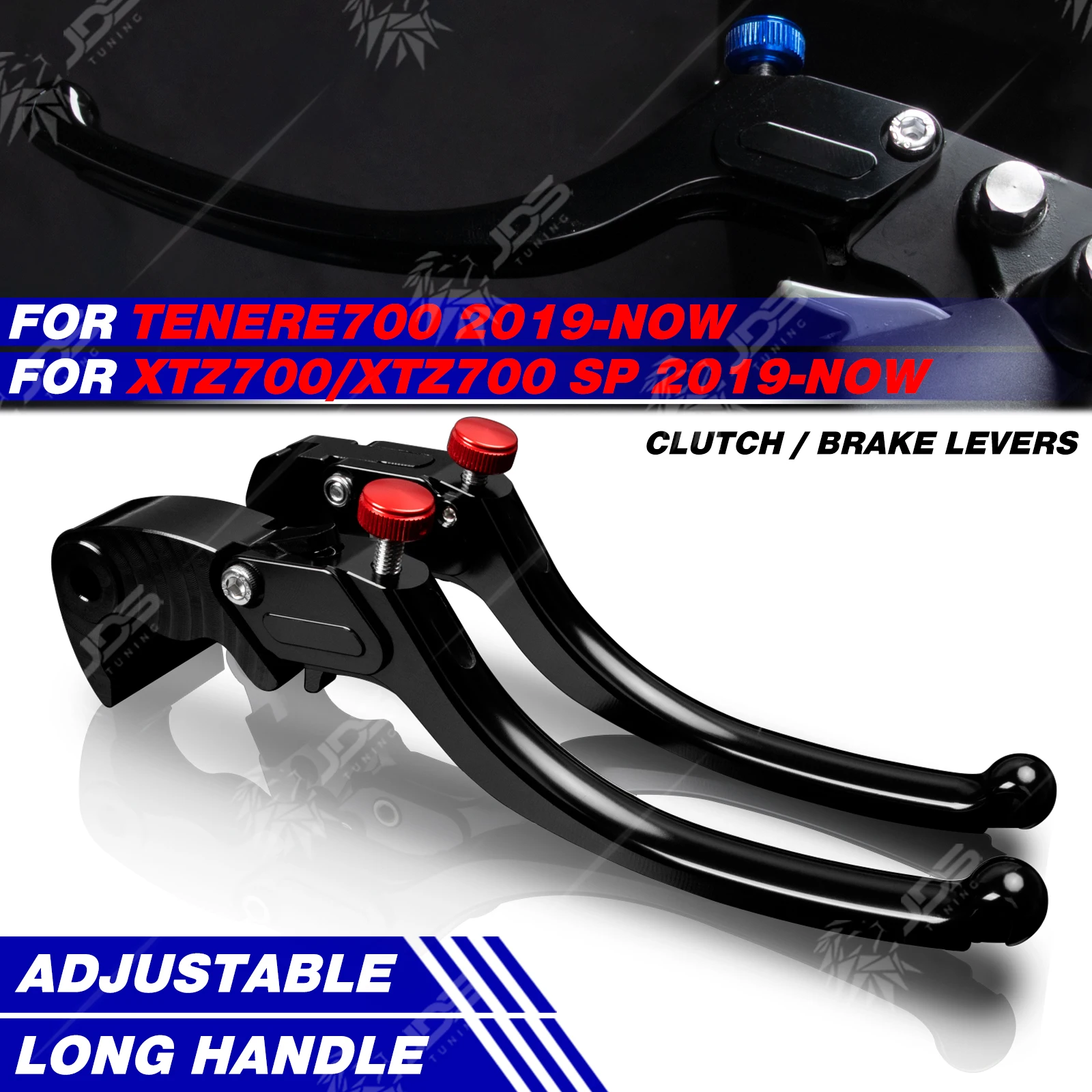 JDSTUNING For Yamaha Ténéré700/TENERE700/XTZ700/SP 2019-NOW Stepless Clutch Lever Brake Lever Set Long Handle Levers Accessories
JDSTUNING For Yamaha Ténéré700/TENERE700/XTZ700/SP 2019-NOW Stepless Clutch Lever Brake Lever Set Long Handle Levers Accessories