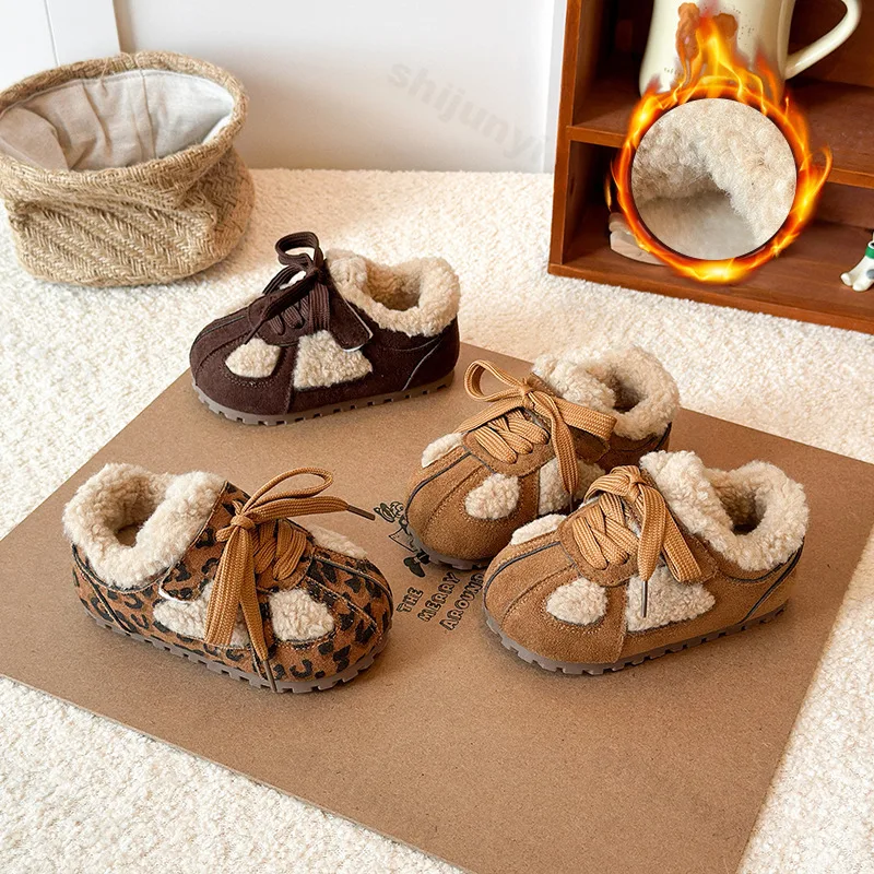 Children Cotton Shoes Leopard Print 2025 Winter New Boys Girls Retro Sports Shoes Kids Toddler Non-Slip Comfortable Casual Shoes
Children Cotton Shoes Leopard Print 2025 Winter New Boys Girls Retro Sports Shoes Kids Toddler Non-Slip Comfortable Casual Shoes
