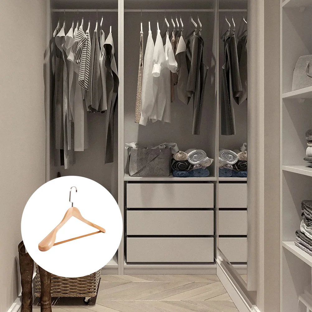 Hangers Solid Wood Multi-function Drying Rack Sweater Traceless Coat Khaki Wide Child
Hangers Solid Wood Multi-function Drying Rack Sweater Traceless Coat Khaki Wide Child