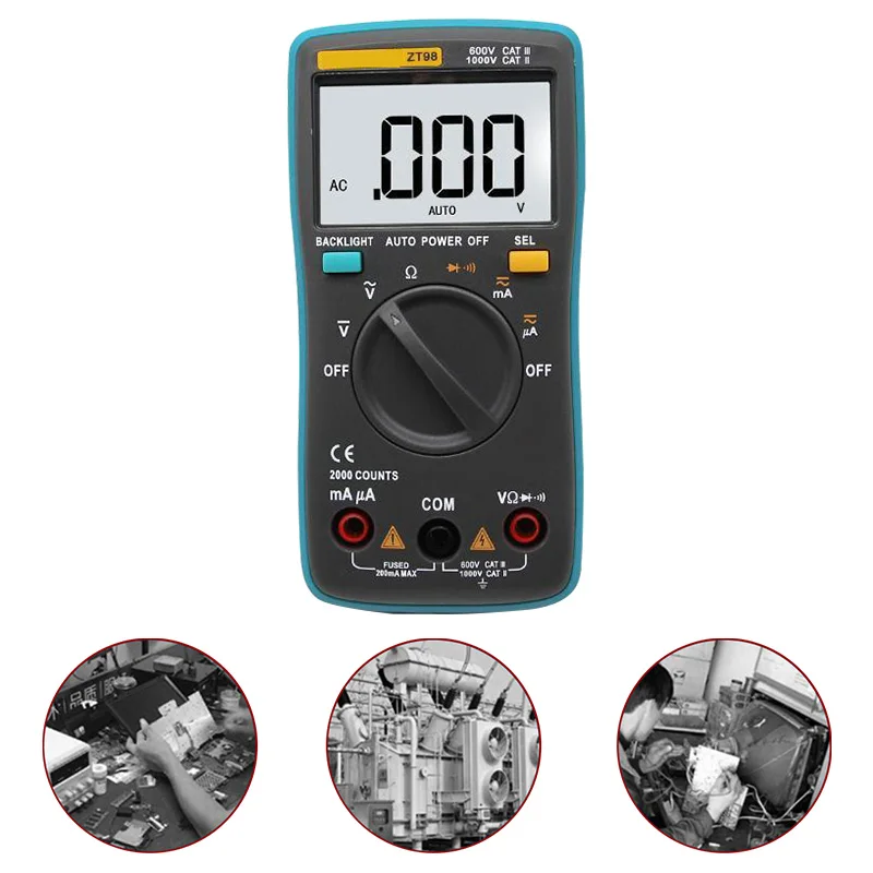 Multifunction Digital Multimeter AC/DC Voltage current tongs Resistance Diode Capacitance Temperature Tester Tool
Multifunction Digital Multimeter AC/DC Voltage current tongs Resistance Diode Capacitance Temperature Tester Tool