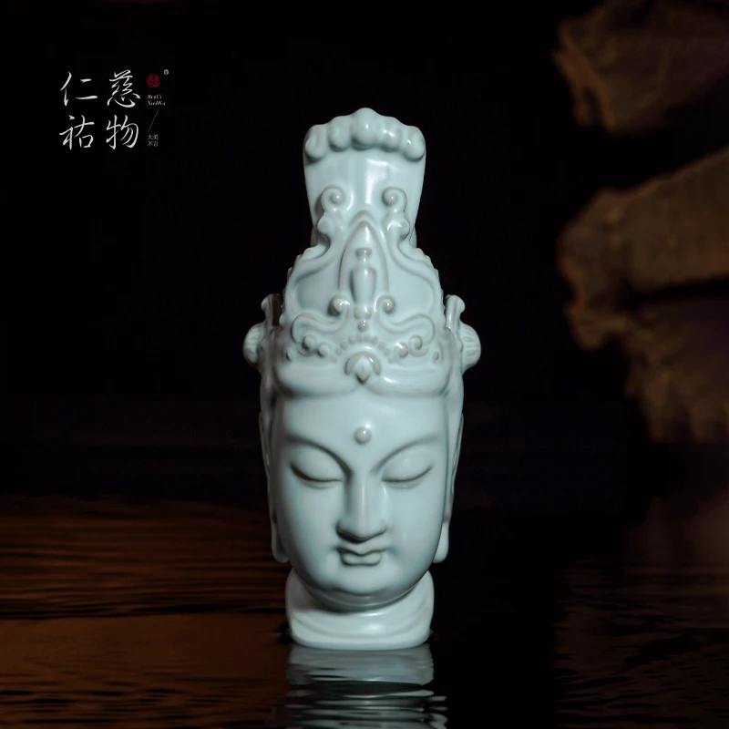 Ru kiln Wunian entrance ornament ceramic gifts, high-end sense niche retro gifts for leading customers, teachers and elders
Ru kiln Wunian entrance ornament ceramic gifts, high-end sense niche retro gifts for leading customers, teachers and elders