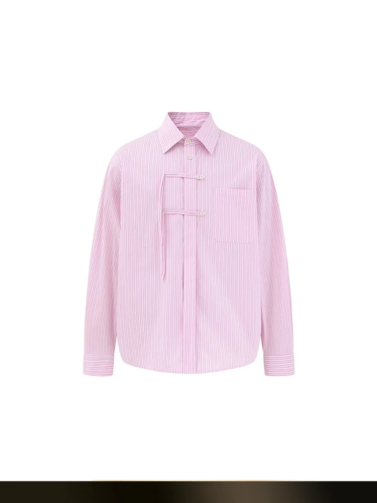 New Chinese Sle Contrast Color Stripe Button Collar Men's Casual irt Autumn Season Cotton Blend Long Sve Outerwear
New Chinese Sle Contrast Color Stripe Button Collar Men's Casual irt Autumn Season Cotton Blend Long Sve Outerwear