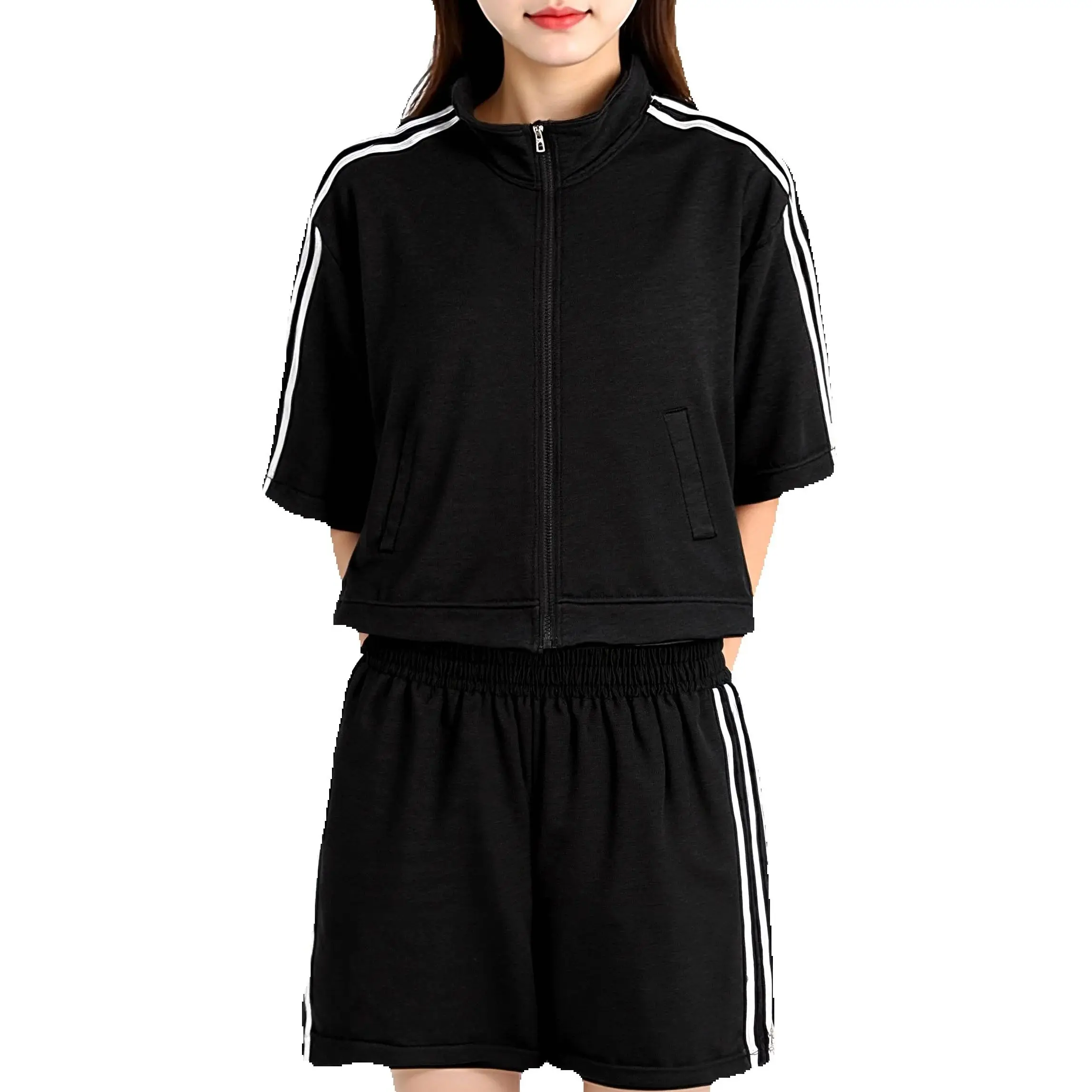 Women's Summer Japanese Collegiate Style Short Sleeve Loose Sports Fitness and Golf Two-Piece Set
Women's Summer Japanese Collegiate Style Short Sleeve Loose Sports Fitness and Golf Two-Piece Set