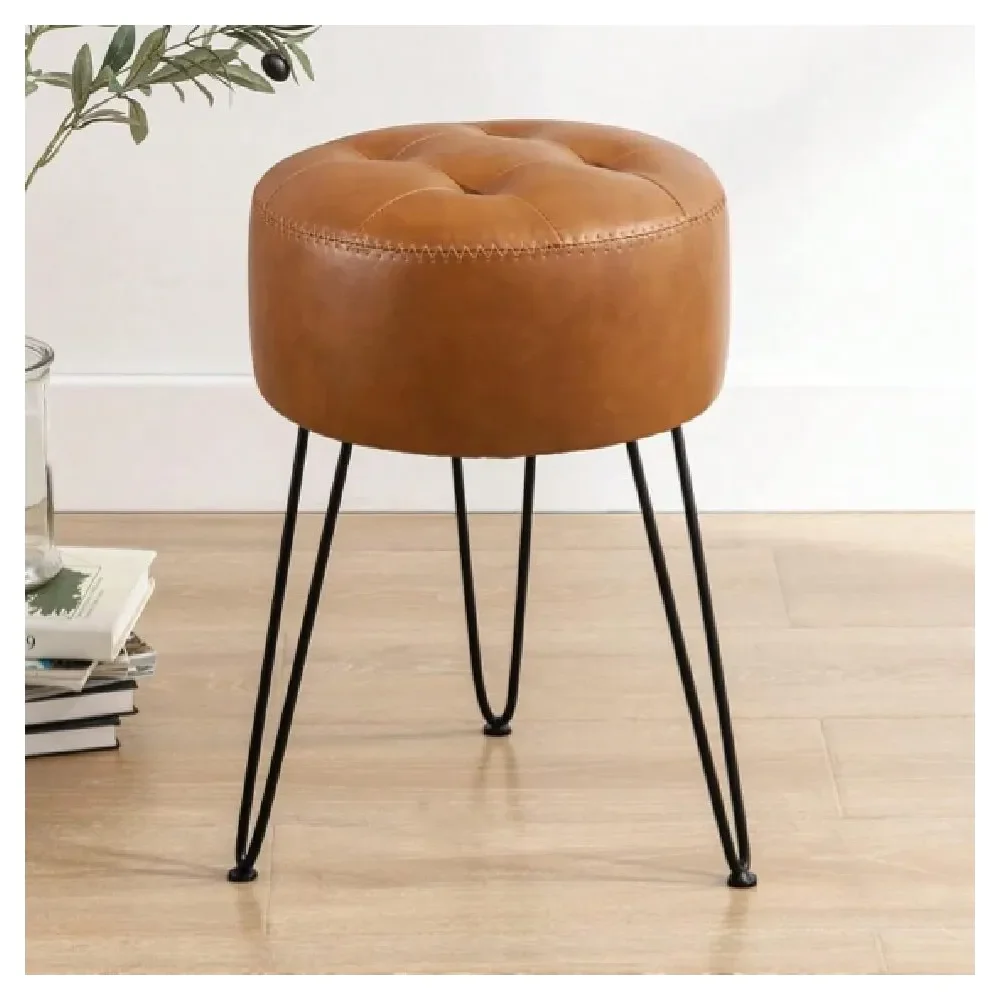 makeup vanity chair bedroom furniture stool chairLeather Vanity Stool Chair For Room,Brown Stool For Vanity,19 Height, Tufted Sm
makeup vanity chair bedroom furniture stool chairLeather Vanity Stool Chair For Room,Brown Stool For Vanity,19 Height, Tufted Sm