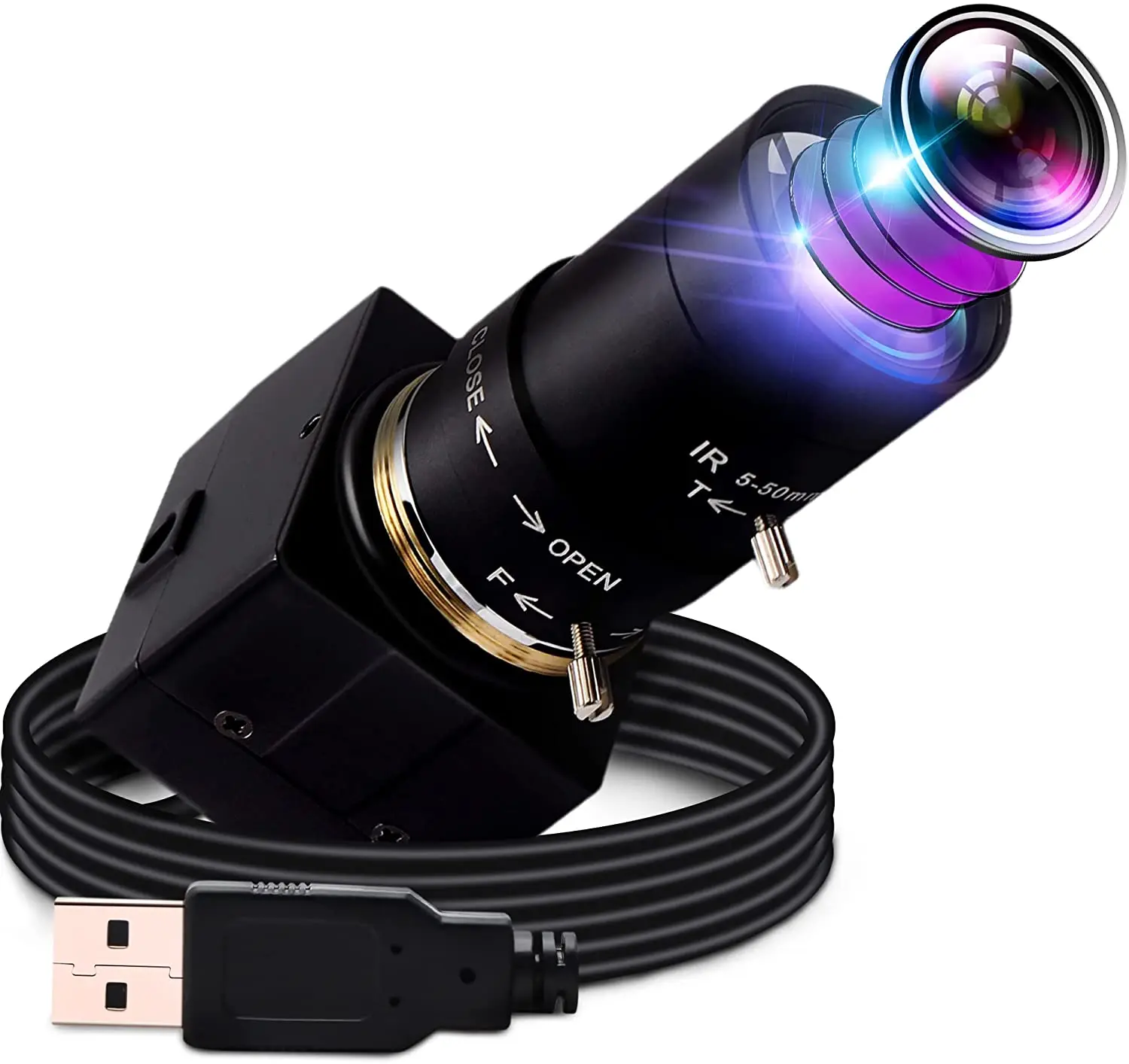 ELP Full HD 1080p H.264 Low Illumination Usb Security Camera with 2.8-12mm Varifocal Zoom Lens for Video Conference
ELP Full HD 1080p H.264 Low Illumination Usb Security Camera with 2.8-12mm Varifocal Zoom Lens for Video Conference