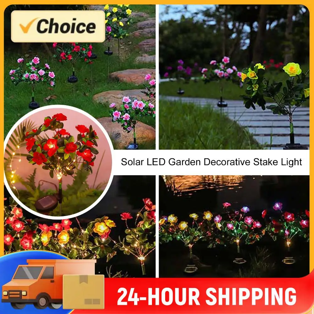Flower Solar Lights Outdoor Garden Decor Waterproof Solar Yard Lights with LED Light for Yard Patio Pathway Lawn Fence
Flower Solar Lights Outdoor Garden Decor Waterproof Solar Yard Lights with LED Light for Yard Patio Pathway Lawn Fence