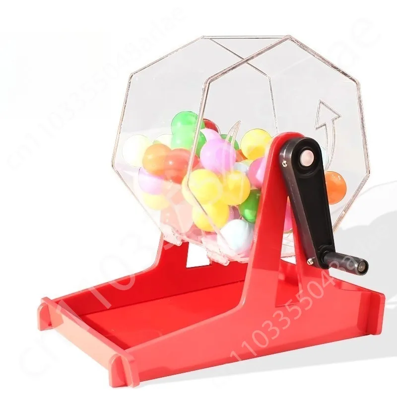 Manual metal shaker, bead shaker, number selector, lucky turntable smooth shake, with 50 colored open balls, can play open notes
Manual metal shaker, bead shaker, number selector, lucky turntable smooth shake, with 50 colored open balls, can play open notes