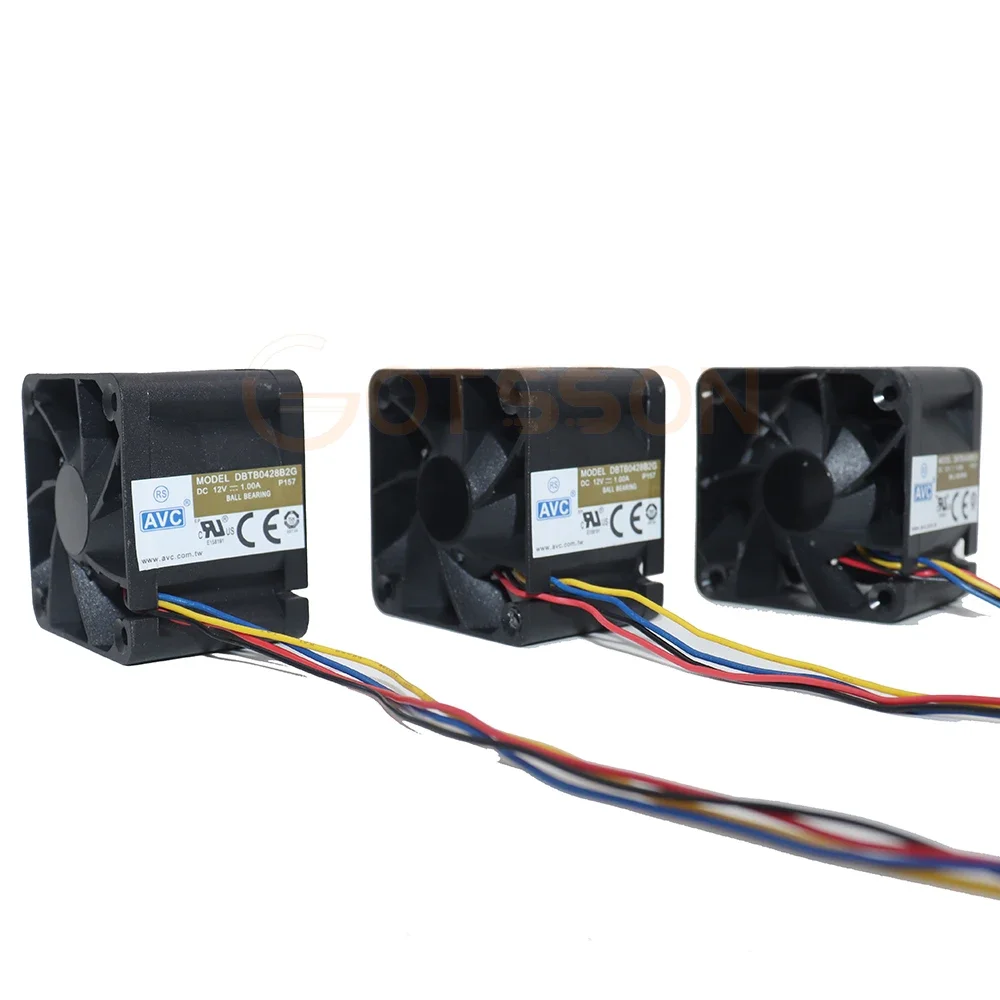 +New for 3PCS 4028 12V 1A DBTB0428B2G high- speed server fans 40*40*28mm Dual Ball Bearing 4-wire PWM2-pack
+New for 3PCS 4028 12V 1A DBTB0428B2G high- speed server fans 40*40*28mm Dual Ball Bearing 4-wire PWM2-pack
