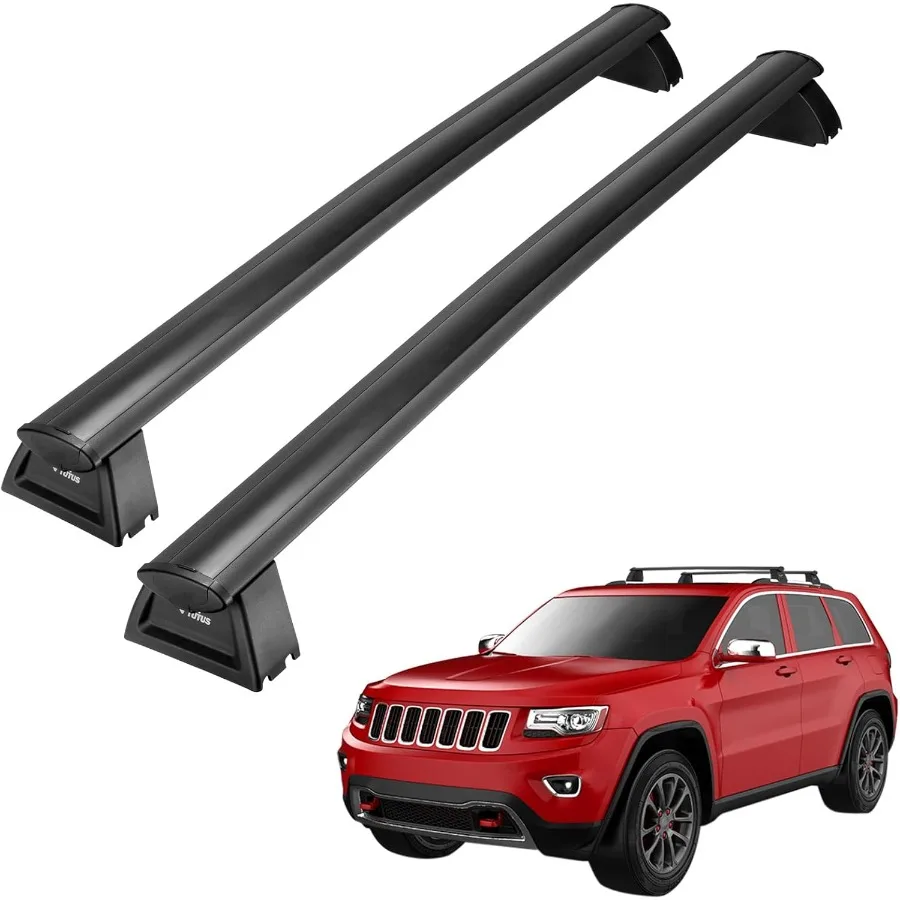 Модернизированные поперечины багажника на крышу, совместимые с Jeep Grand Cherokee 20112021 с рифлеными боковыми направляющими, алюминиевые поперечины, замена
Модернизированные поперечины багажника на крышу, совместимые с Jeep Grand Cherokee 20112021 с рифлеными боковыми направляющими, алюминиевые поперечины, замена