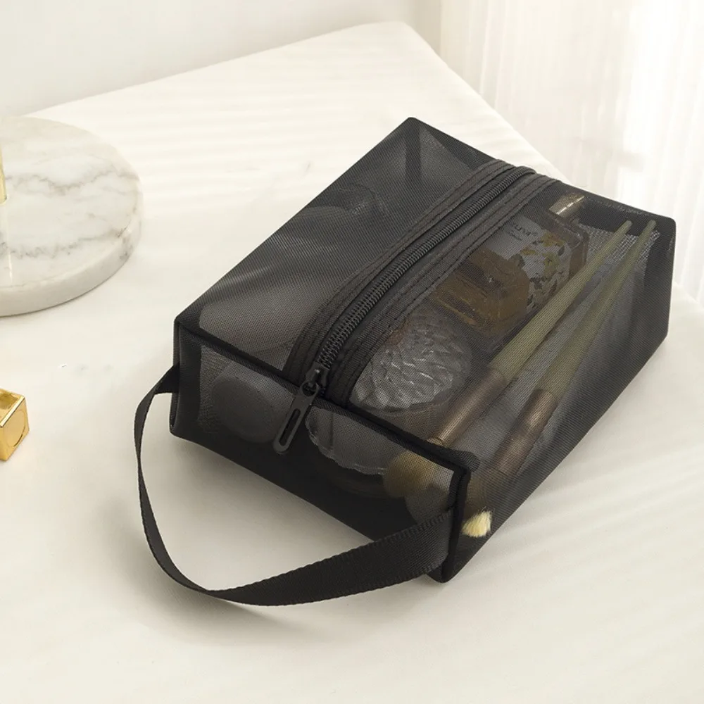 Convenient Portable Mesh Makeup Bag Lightweight Zipper Storage Toiletry Bag Large Capacity Square Cosmetic Cases Outdoor
Convenient Portable Mesh Makeup Bag Lightweight Zipper Storage Toiletry Bag Large Capacity Square Cosmetic Cases Outdoor