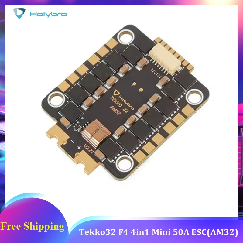 HolyBro Tekko32 F4 4in1 Mini 50A ESC(AM32) 4-6S LiPo M4 30.5x30.5mm for RC FPV Racing Drone
HolyBro Tekko32 F4 4in1 Mini 50A ESC(AM32) 4-6S LiPo M4 30.5x30.5mm for RC FPV Racing Drone