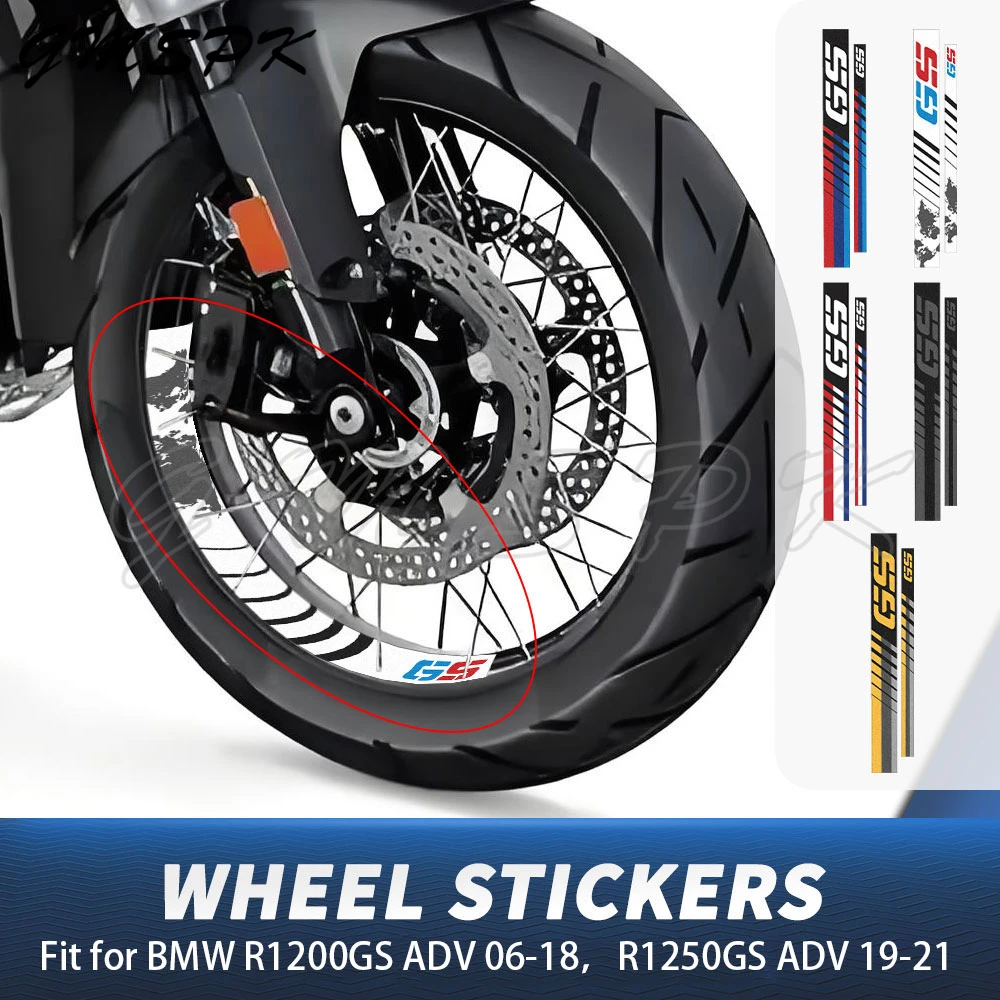 Motorcycle Front Rear Wheel Decals Rim Sticker Fit For BMW R1200GS ADV 2006-2018 R1250GS R 1250 GS Adventure 2019-2024
Motorcycle Front Rear Wheel Decals Rim Sticker Fit For BMW R1200GS ADV 2006-2018 R1250GS R 1250 GS Adventure 2019-2024