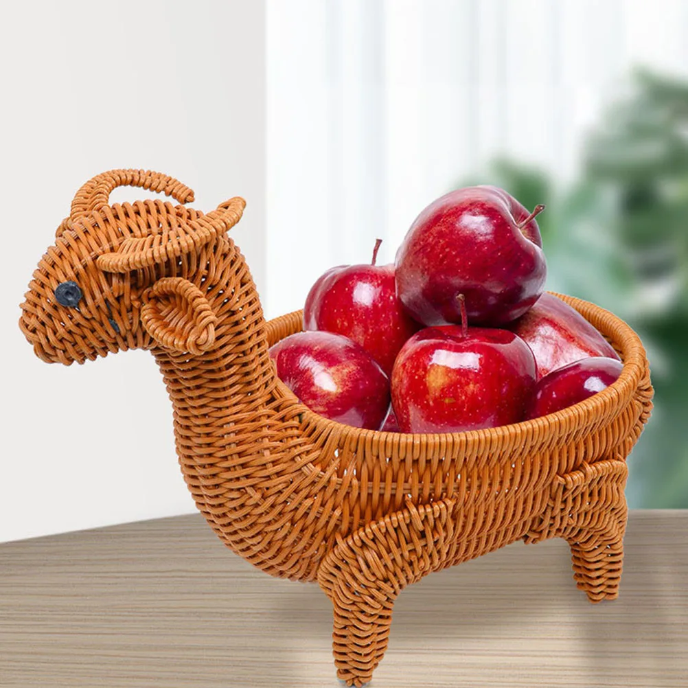 Animal Storage Basket Woven Baskets Wicker PP Shaped Rattan Fruit Holder Kitchen Countertop Handmade Vintage Design Suitable
Animal Storage Basket Woven Baskets Wicker PP Shaped Rattan Fruit Holder Kitchen Countertop Handmade Vintage Design Suitable