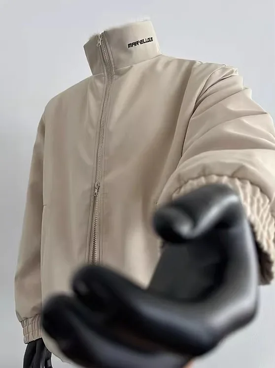 Мужское зимнее хлопковое пальто с воротником American High Street, свободный топ на подкладке, байкерское хлопковое пальто для мальчиков
Мужское зимнее хлопковое пальто с воротником American High Street, свободный топ на подкладке, байкерское хлопковое пальто для мальчиков