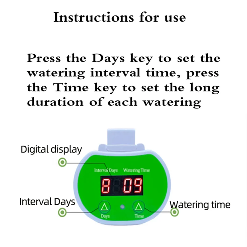 Лучшая умная поливочная машина, цифровая система орошения, садовые инструменты, таймер воды, регулируемые разбрызгиватели, прочный, простая установка (B)
Лучшая умная поливочная машина, цифровая система орошения, садовые инструменты, таймер воды, регулируемые разбрызгиватели, прочный, простая установка (B)