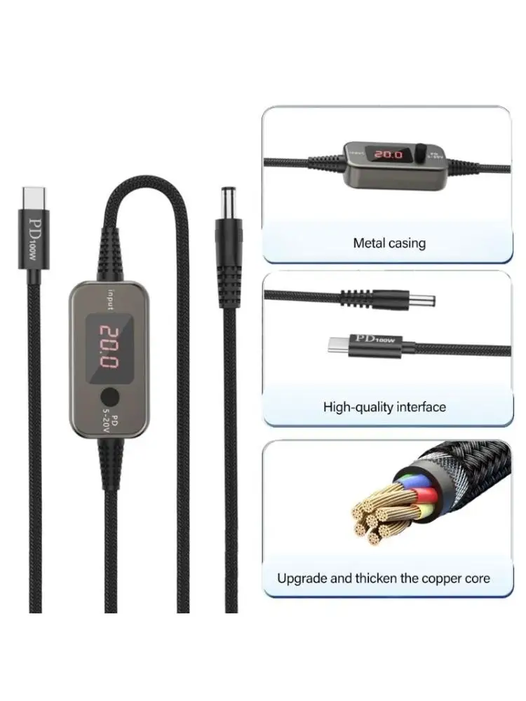28 In 1 USB C DC5525 Extension Cable Type C To 5.5x2.5mm Charging Cable 5V 9V 12V 15V 20V Output For Multiple Electronic
28 In 1 USB C DC5525 Extension Cable Type C To 5.5x2.5mm Charging Cable 5V 9V 12V 15V 20V Output For Multiple Electronic