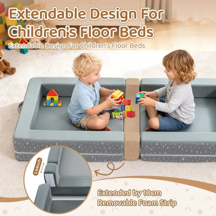 Портативная дорожная кровать для малышей, складная напольная кровать для малышей для детей с удлинительной пеной длиной 10 см, легко собирается, съемная, моющаяся
Портативная дорожная кровать для малышей, складная напольная кровать для малышей для детей с удлинительной пеной длиной 10 см, легко собирается, съемная, моющаяся