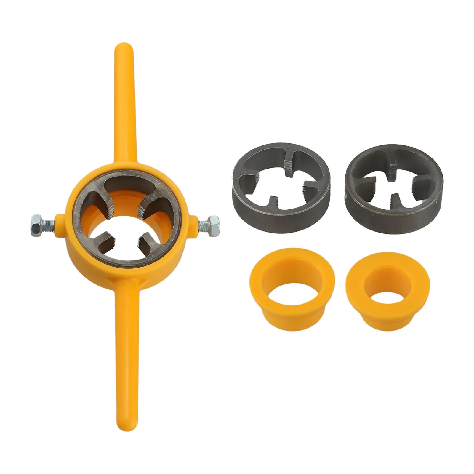 PVC Thread Tool Maker 1/2 3/4 1inch Plastic + Alloy Yellow 33mm Upper Diameter 50mm Lower Diameter Pipe Threader
PVC Thread Tool Maker 1/2 3/4 1inch Plastic + Alloy Yellow 33mm Upper Diameter 50mm Lower Diameter Pipe Threader