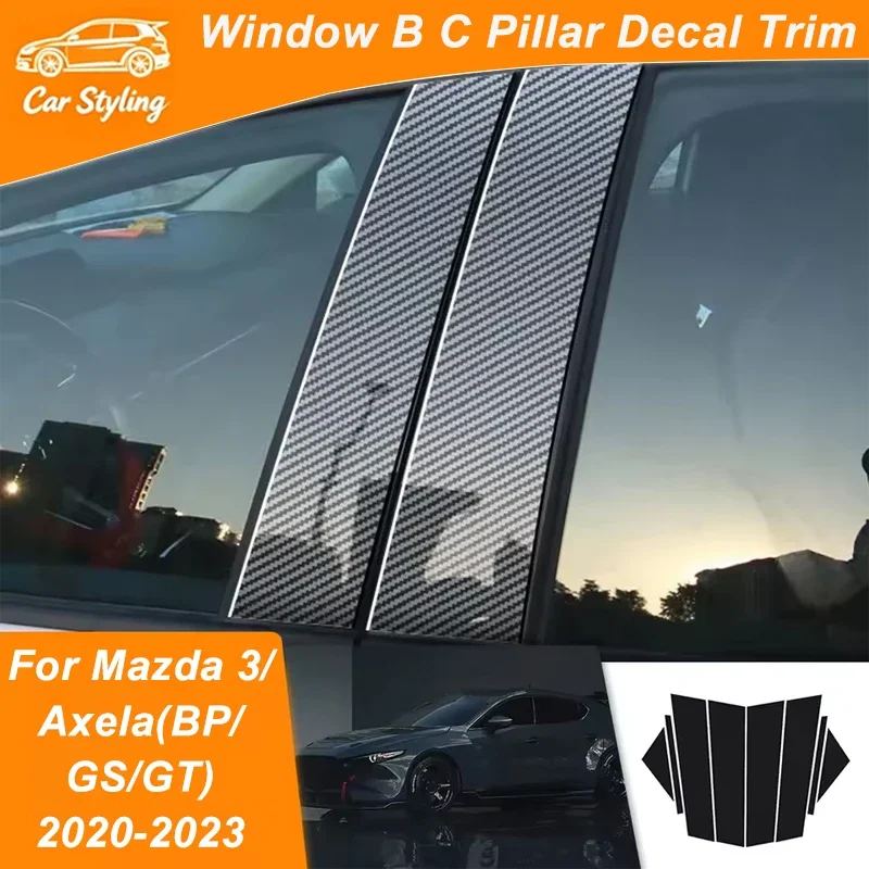For Mazda 3 Axela BP GS GT 2020-2023 2021 2022 Carbon Fiber Window Door Column Deal B C Pillar Post Cover Trim Sticker
For Mazda 3 Axela BP GS GT 2020-2023 2021 2022 Carbon Fiber Window Door Column Deal B C Pillar Post Cover Trim Sticker