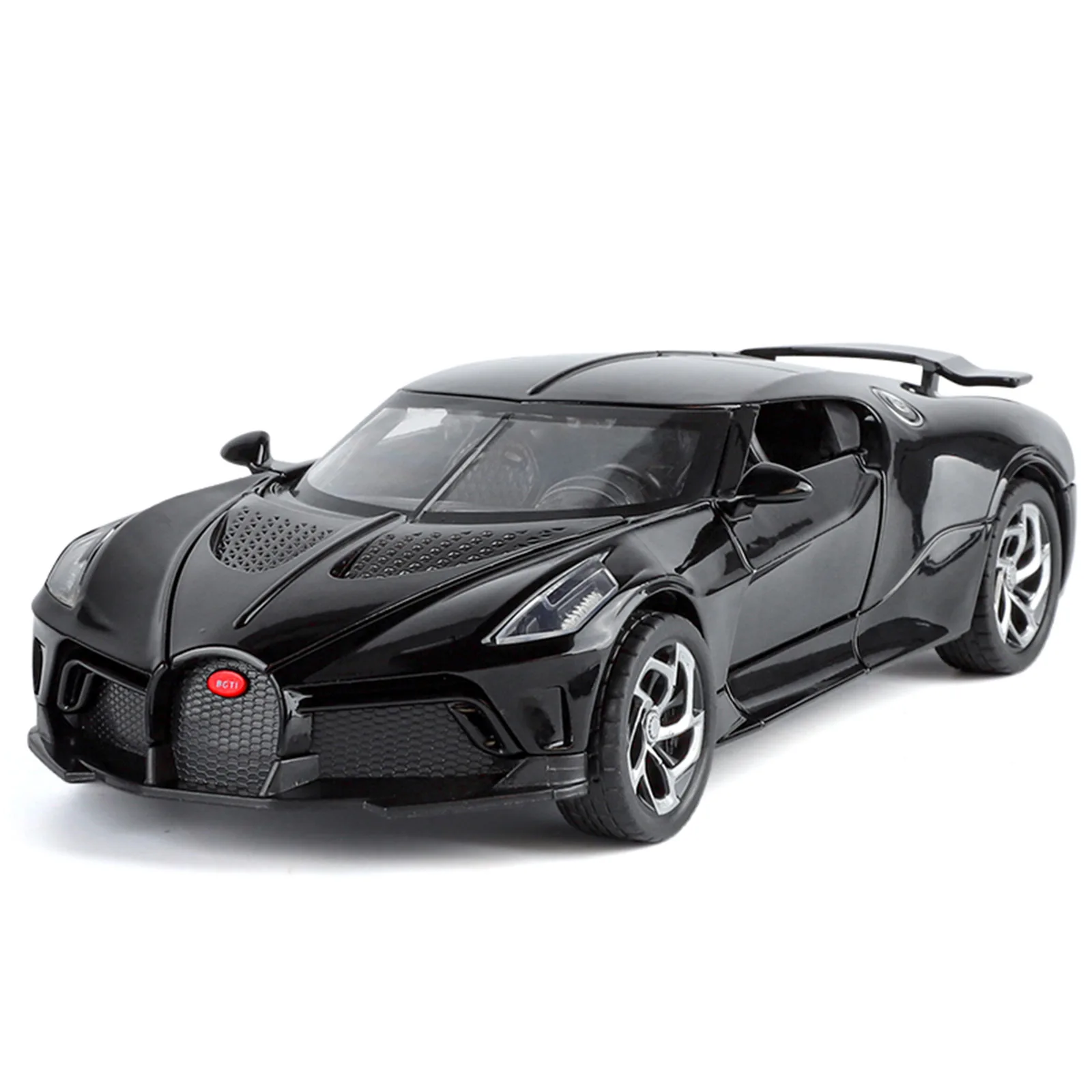 1:24 модель суперкара из сплава Bugatti La Voiture Noire, двери и багажник капота, может открыть подарок на день рождения мальчика
1:24 модель суперкара из сплава Bugatti La Voiture Noire, двери и багажник капота, может открыть подарок на день рождения мальчика