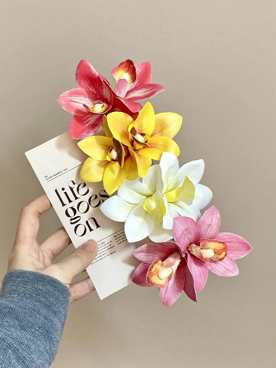 Realistic Orchid Flower Hair Clip For Women Spring Summer Beach Holiday Accessory
Realistic Orchid Flower Hair Clip For Women Spring Summer Beach Holiday Accessory