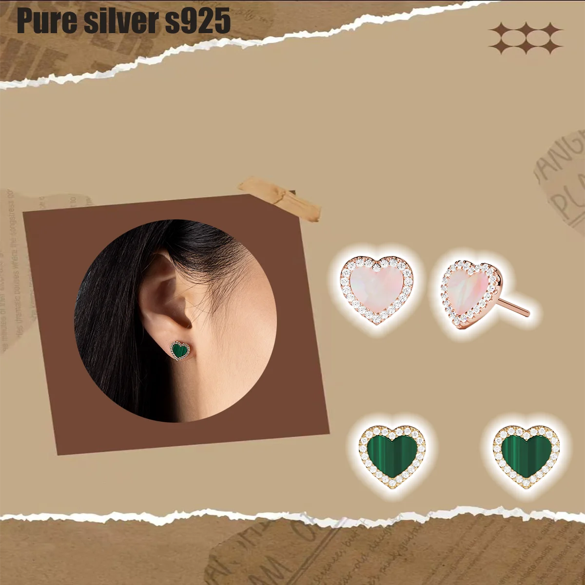 Серьги из чистого серебра 925 пробы Классические, роскошные, персонализированные, модные и стильные серьги, подходящие для вечеринок
Серьги из чистого серебра 925 пробы Классические, роскошные, персонализированные, модные и стильные серьги, подходящие для вечеринок