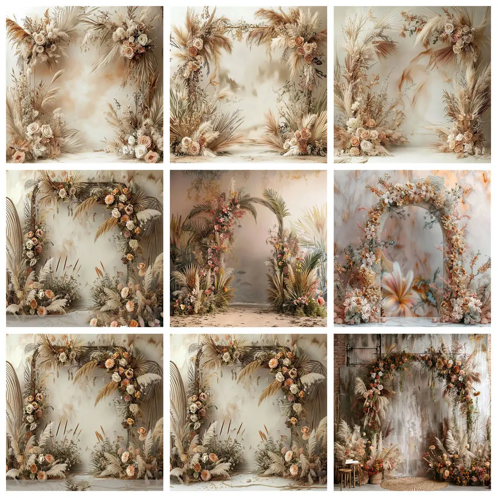 Boho Pampas Floral Photography Backdrop Spring Flowers Arch Door Adult Birthday Wedding Maternity Art Portrait Photo Background
Boho Pampas Floral Photography Backdrop Spring Flowers Arch Door Adult Birthday Wedding Maternity Art Portrait Photo Background