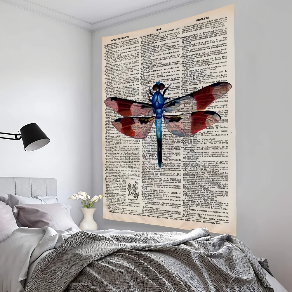 Art Animal Dragonfly Ins Retro Tapestry Bedroom Living Bar Garden Outdoor Microfiber Festival Decoration Background Art Banner
Art Animal Dragonfly Ins Retro Tapestry Bedroom Living Bar Garden Outdoor Microfiber Festival Decoration Background Art Banner