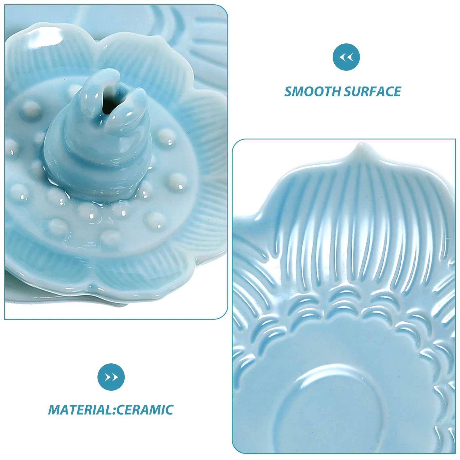 Lotus Incense Holder Ceramic Creative Desktop Incense Stick Burner Tray Relaxing Home Decor Yoga Room Table Ornament
Lotus Incense Holder Ceramic Creative Desktop Incense Stick Burner Tray Relaxing Home Decor Yoga Room Table Ornament