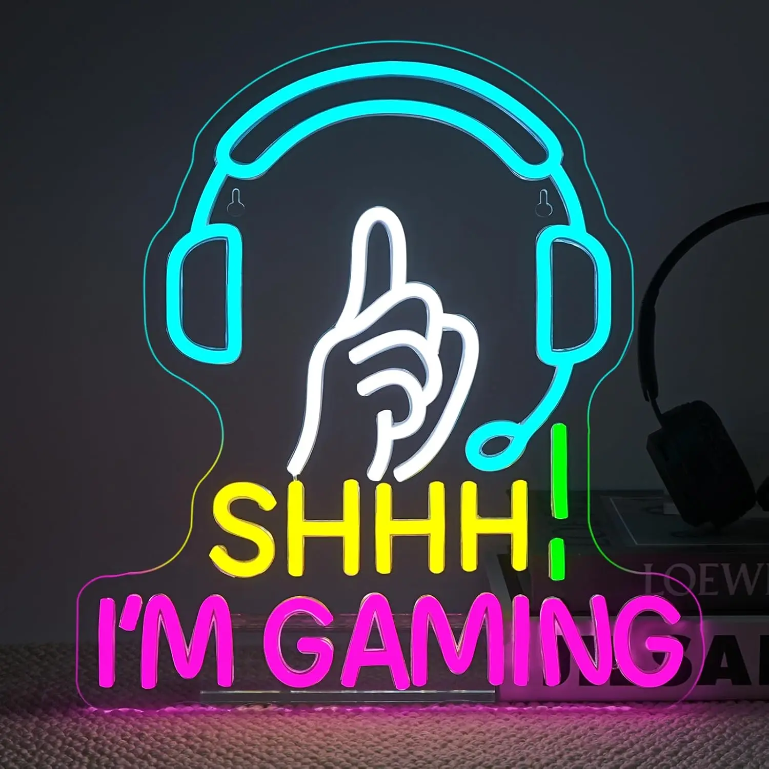 Неоновая вывеска «Я играю в игры» с USB-питанием и регулируемой яркостью, светодиодный неоновый светильник для бара, мужской комнаты, спальни, отеля, магазина, игровой комнаты, вечеринки, декора стен
Неоновая вывеска «Я играю в игры» с USB-питанием и регулируемой яркостью, светодиодный неоновый светильник для бара, мужской комнаты, спальни, отеля, магазина, игровой комнаты, вечеринки, декора стен