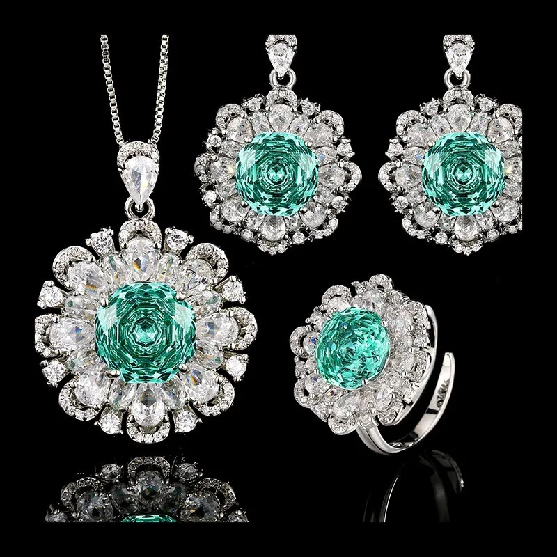 Новинка 2023 года, ювелирные изделия Zhuang Shengsheng, медное дно, позолоченный набор с имитацией зеленого цветка Millennium Para, основной камень 12-1
Новинка 2023 года, ювелирные изделия Zhuang Shengsheng, медное дно, позолоченный набор с имитацией зеленого цветка Millennium Para, основной камень 12-1