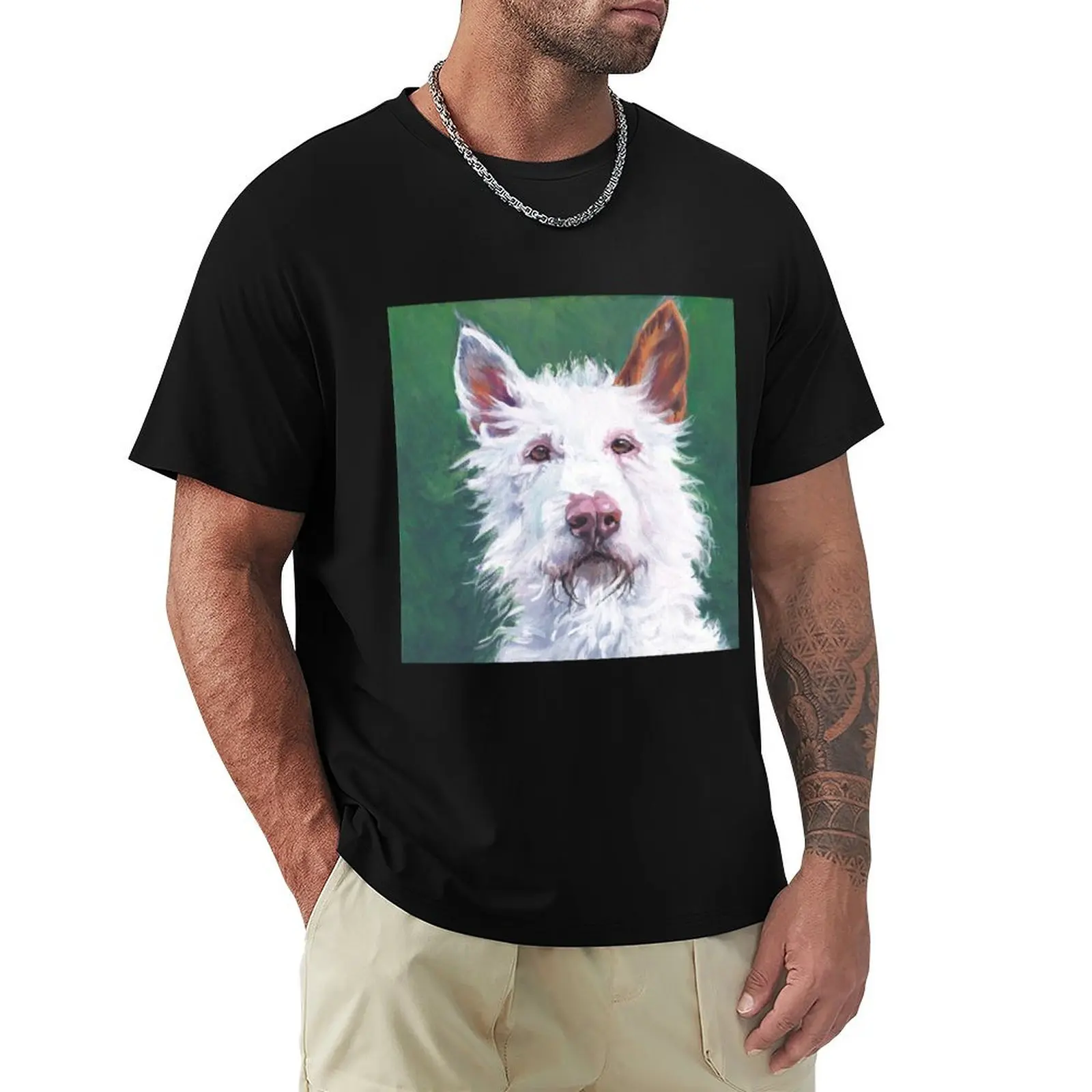 Ibizan Hound Fine Art Painting T-Shirt Casual Streetwear Short Sleeve Tee
Ibizan Hound Fine Art Painting T-Shirt Casual Streetwear Short Sleeve Tee