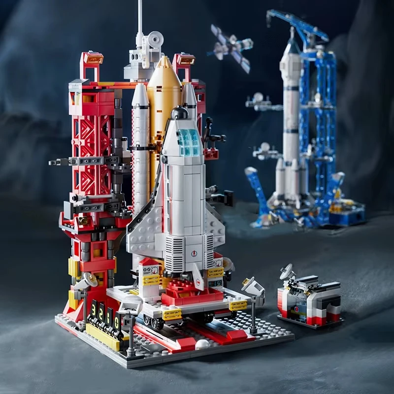 Creative Aviation Manned Rocket Building Blocks Space Astronaut Figure DIY Aerospace Bricks Model Toys for Kids Christmas Gift
Creative Aviation Manned Rocket Building Blocks Space Astronaut Figure DIY Aerospace Bricks Model Toys for Kids Christmas Gift
