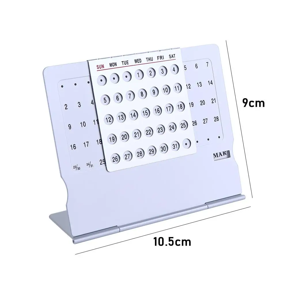 Student Stationery Aluminum Alloy Agenda Organizer Perpetual Calendar Desktop Calendar Yearly Calendar Schedule Planner
Student Stationery Aluminum Alloy Agenda Organizer Perpetual Calendar Desktop Calendar Yearly Calendar Schedule Planner