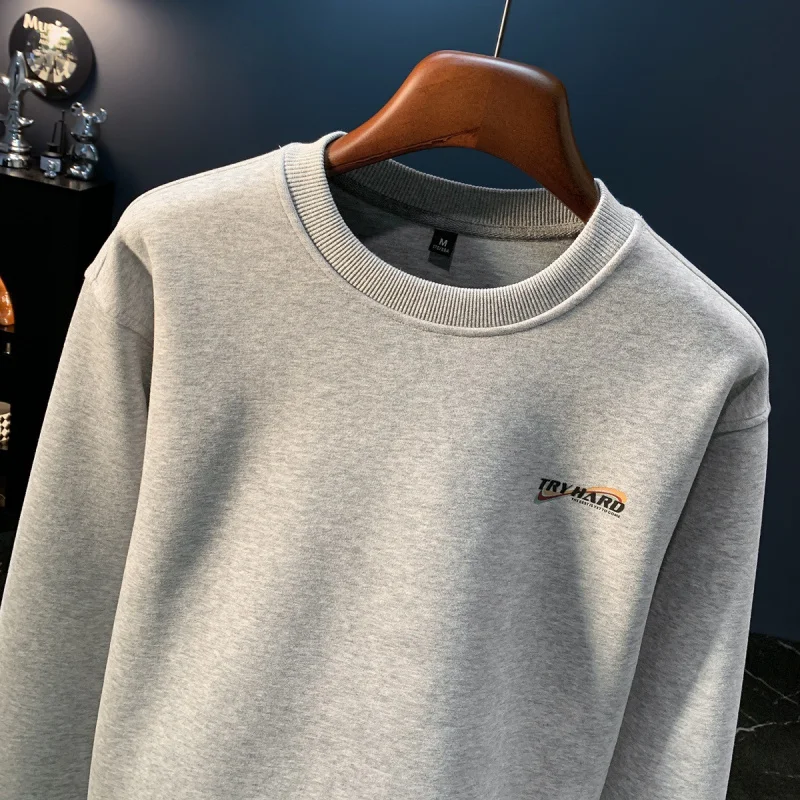 Толстовка мужская, осень 2021, новая модная корейская версия с принтом, модный повседневный топ с круглым вырезом
Толстовка мужская, осень 2021, новая модная корейская версия с принтом, модный повседневный топ с круглым вырезом