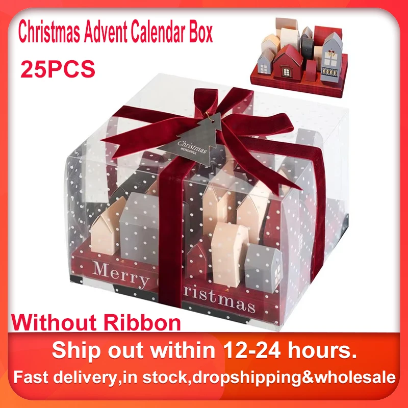 25pcs Christmas Advent Calendar Box Empty Advent Calendars To Fill 25 Days Countdown To Xmas Gift Boxes Navidad New Year Decor
25pcs Christmas Advent Calendar Box Empty Advent Calendars To Fill 25 Days Countdown To Xmas Gift Boxes Navidad New Year Decor