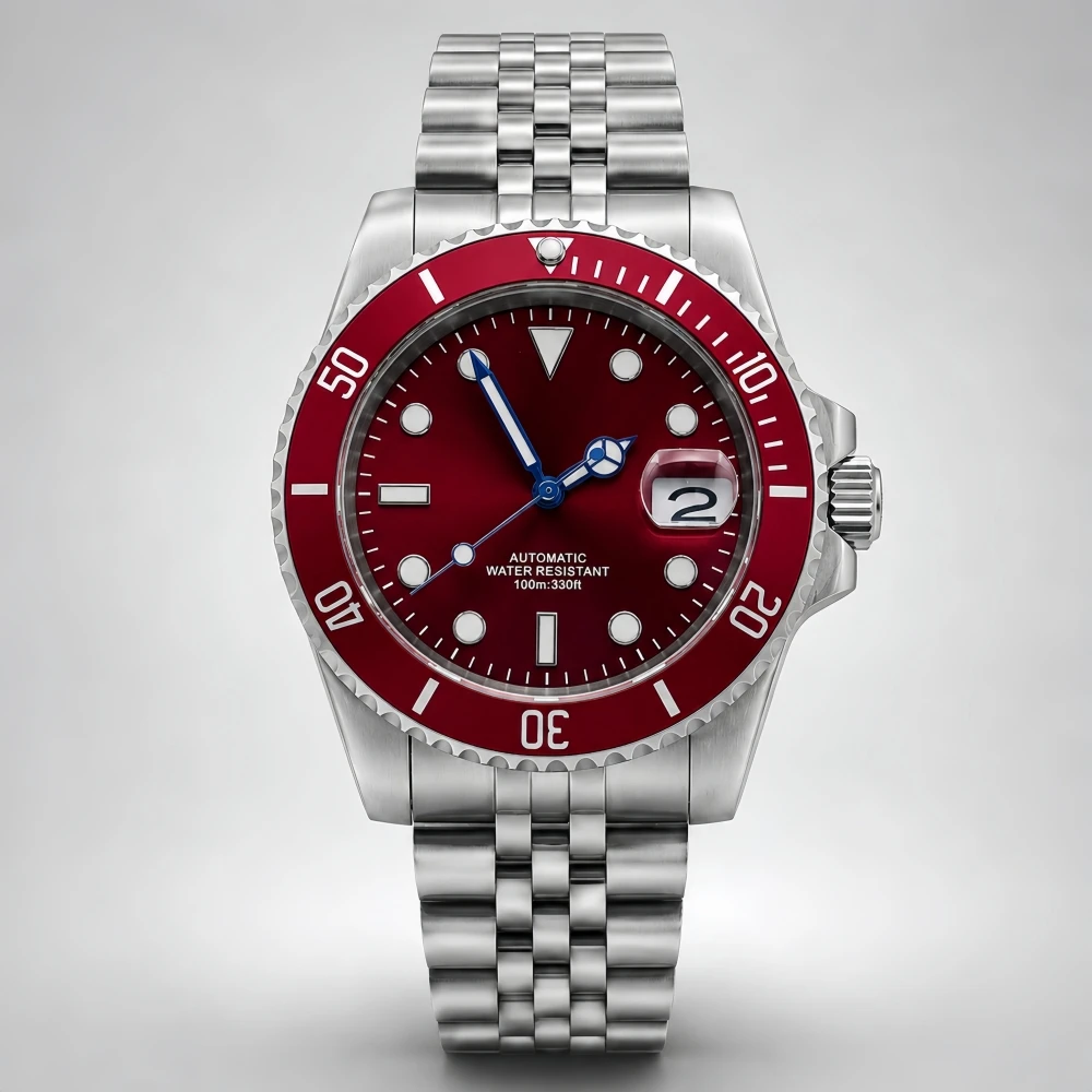 LARIMOKER 40.5mm Dive Automatic Mechanical Men Watch NH35 PT5000Movement Ceramic Bezel Sapphire Crystal Stainless Steel Wateroof
LARIMOKER 40.5mm Dive Automatic Mechanical Men Watch NH35 PT5000Movement Ceramic Bezel Sapphire Crystal Stainless Steel Wateroof