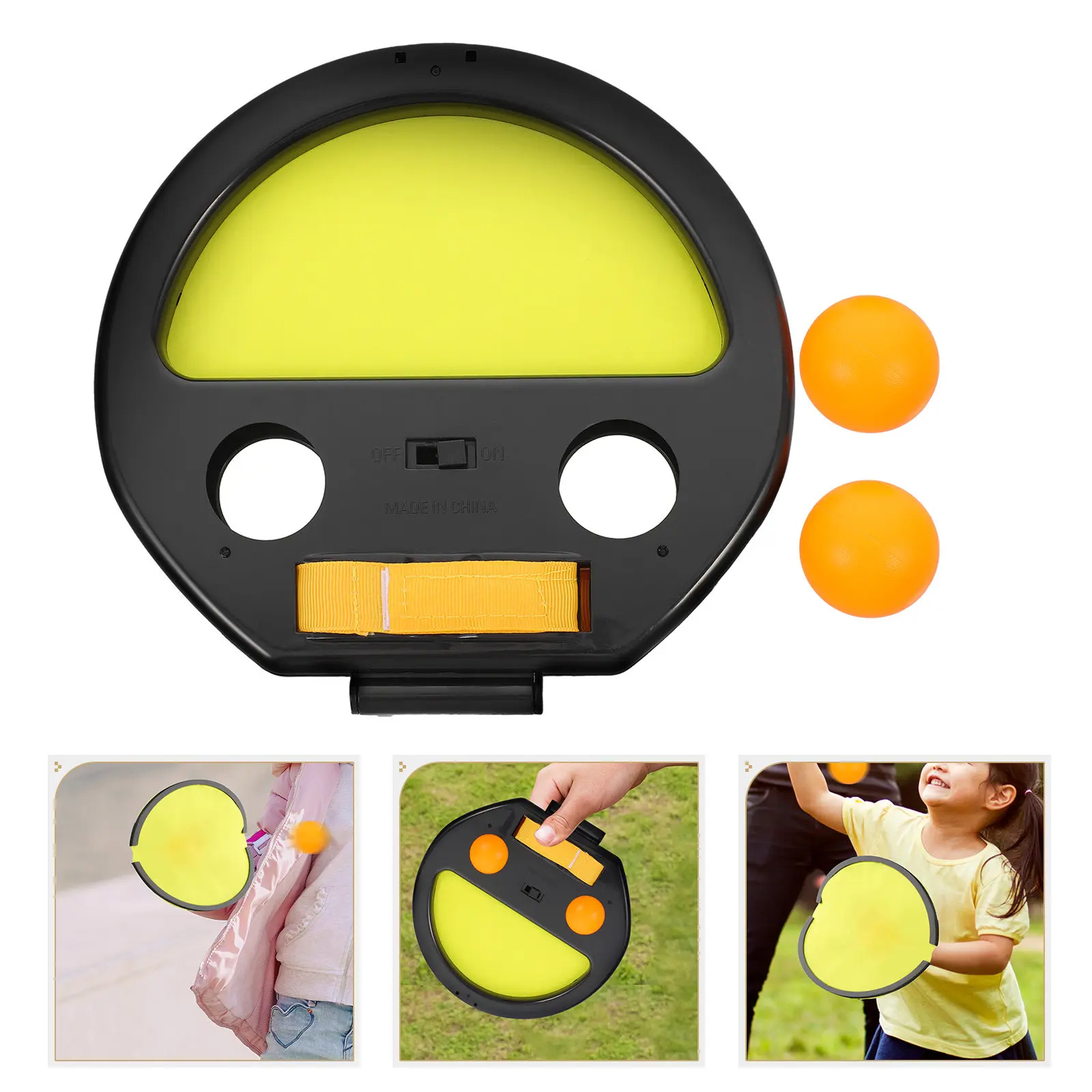 1Set Hand Catch Ball Plaything Funny Toss and Catch Ball Game Outdoor Training for Kids Eye-Hand Coordination Interactive
1Set Hand Catch Ball Plaything Funny Toss and Catch Ball Game Outdoor Training for Kids Eye-Hand Coordination Interactive