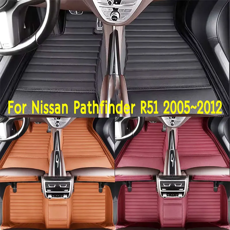 Car Floor Mats Suitable for Nissan Pathfinder R51 2005~2012 Anti slip and wear-resistant PU leather car interior mat
Car Floor Mats Suitable for Nissan Pathfinder R51 2005~2012 Anti slip and wear-resistant PU leather car interior mat