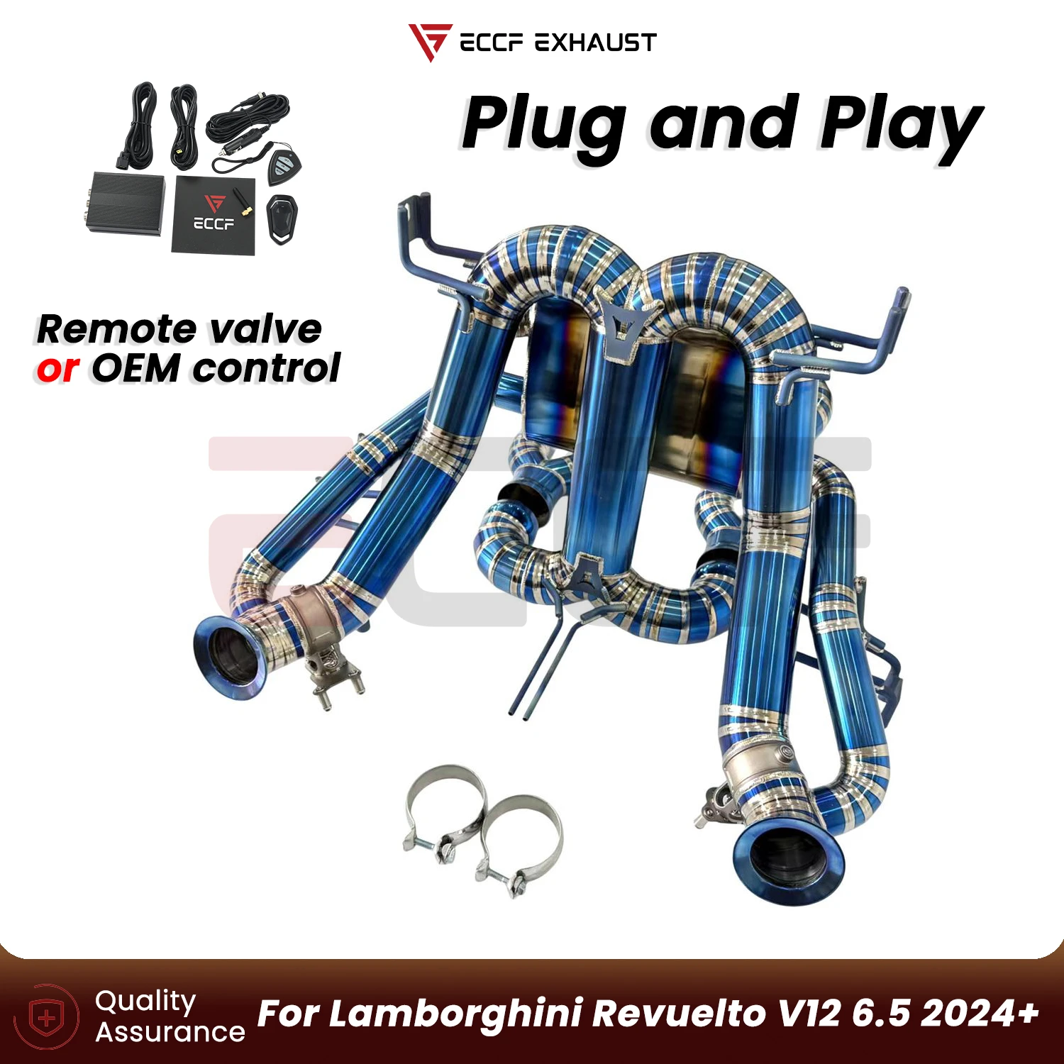 Sporty Titanium Catback Exhaust For Lamborghini Revuelto V12 6.5 2024+Aggressive Exhaust Sound Plug and Play Performance Upgrade
Sporty Titanium Catback Exhaust For Lamborghini Revuelto V12 6.5 2024+Aggressive Exhaust Sound Plug and Play Performance Upgrade
