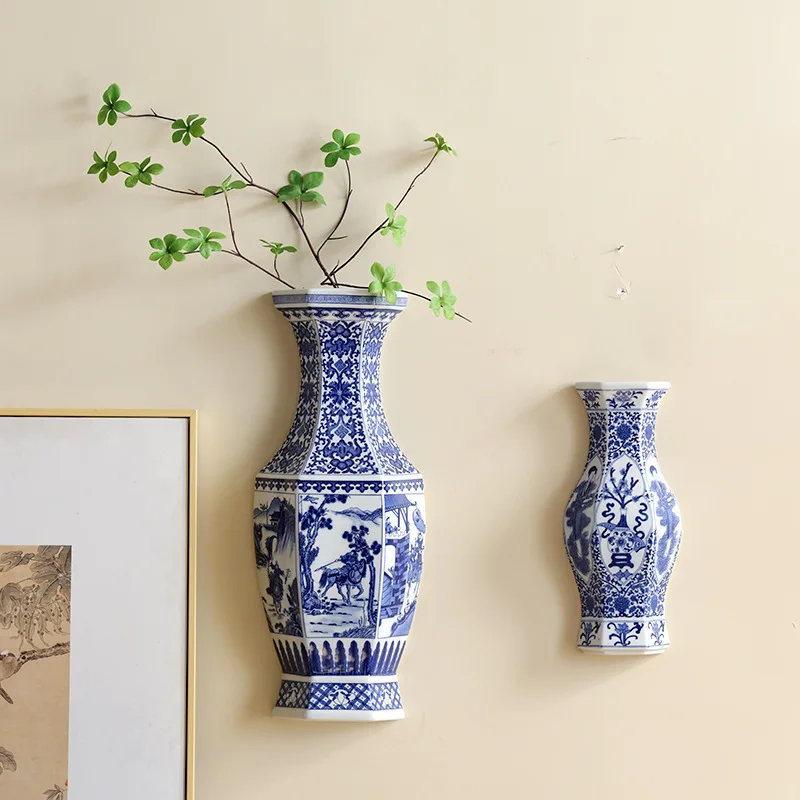 Jingdezhen Handmade Creative Wall-Mounted Ceramic Vase Chinese-Style Wall Decor for Living Rooms and Bedrooms Home Gift
Jingdezhen Handmade Creative Wall-Mounted Ceramic Vase Chinese-Style Wall Decor for Living Rooms and Bedrooms Home Gift