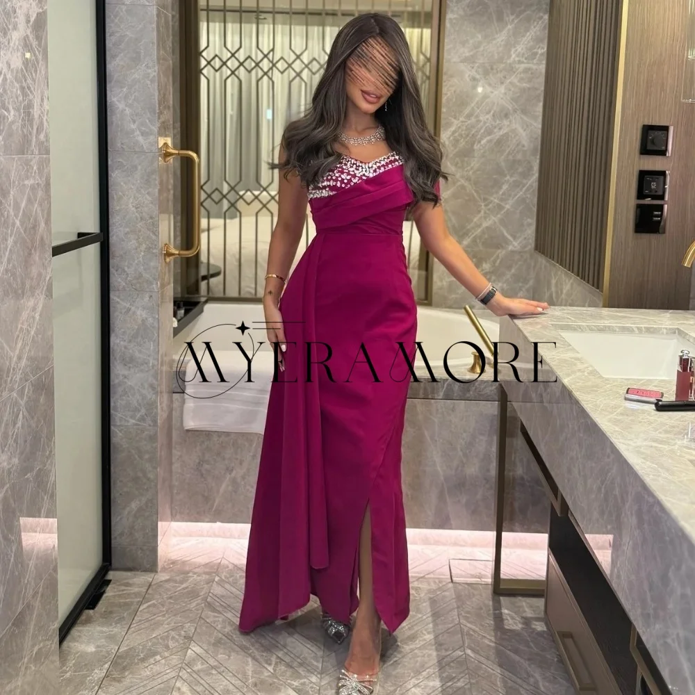 Luxury Mermaid Evening Dresses Sweetheart Beaded Side Slit Pleat Prom Dresses Customized فستان سهرة نسائي
Luxury Mermaid Evening Dresses Sweetheart Beaded Side Slit Pleat Prom Dresses Customized فستان سهرة نسائي