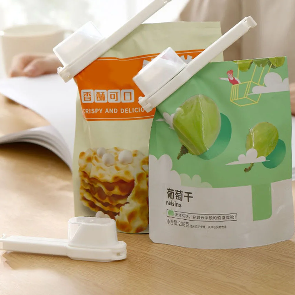 6 Pcs Sealing Clip Bag Clips Snack for Bags Food Multipurpose Preservation Storage Pp Spice
6 Pcs Sealing Clip Bag Clips Snack for Bags Food Multipurpose Preservation Storage Pp Spice