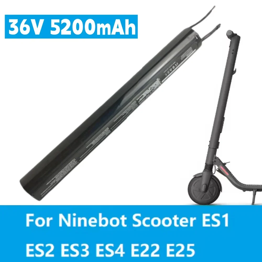 36V 5200mAh Battery For Ninebot Scooter ES1 ES2 ES3 ES4 E22 E25 Intelligent Electric Scooter Internal Built In Battery
36V 5200mAh Battery For Ninebot Scooter ES1 ES2 ES3 ES4 E22 E25 Intelligent Electric Scooter Internal Built In Battery