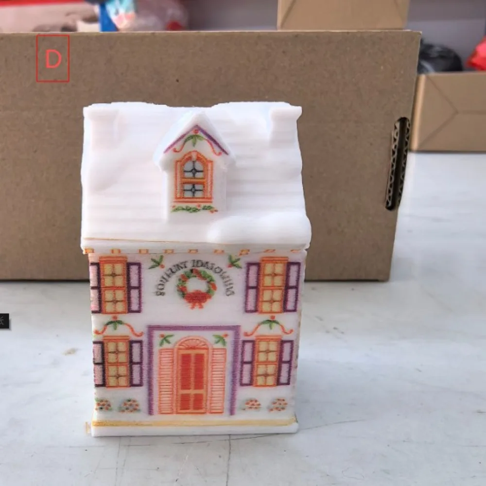 Gifts Cute Holiday Village Spice House Mini Desktop Decoration House Village Spice House Jars Cartoon House Storage Box
Gifts Cute Holiday Village Spice House Mini Desktop Decoration House Village Spice House Jars Cartoon House Storage Box