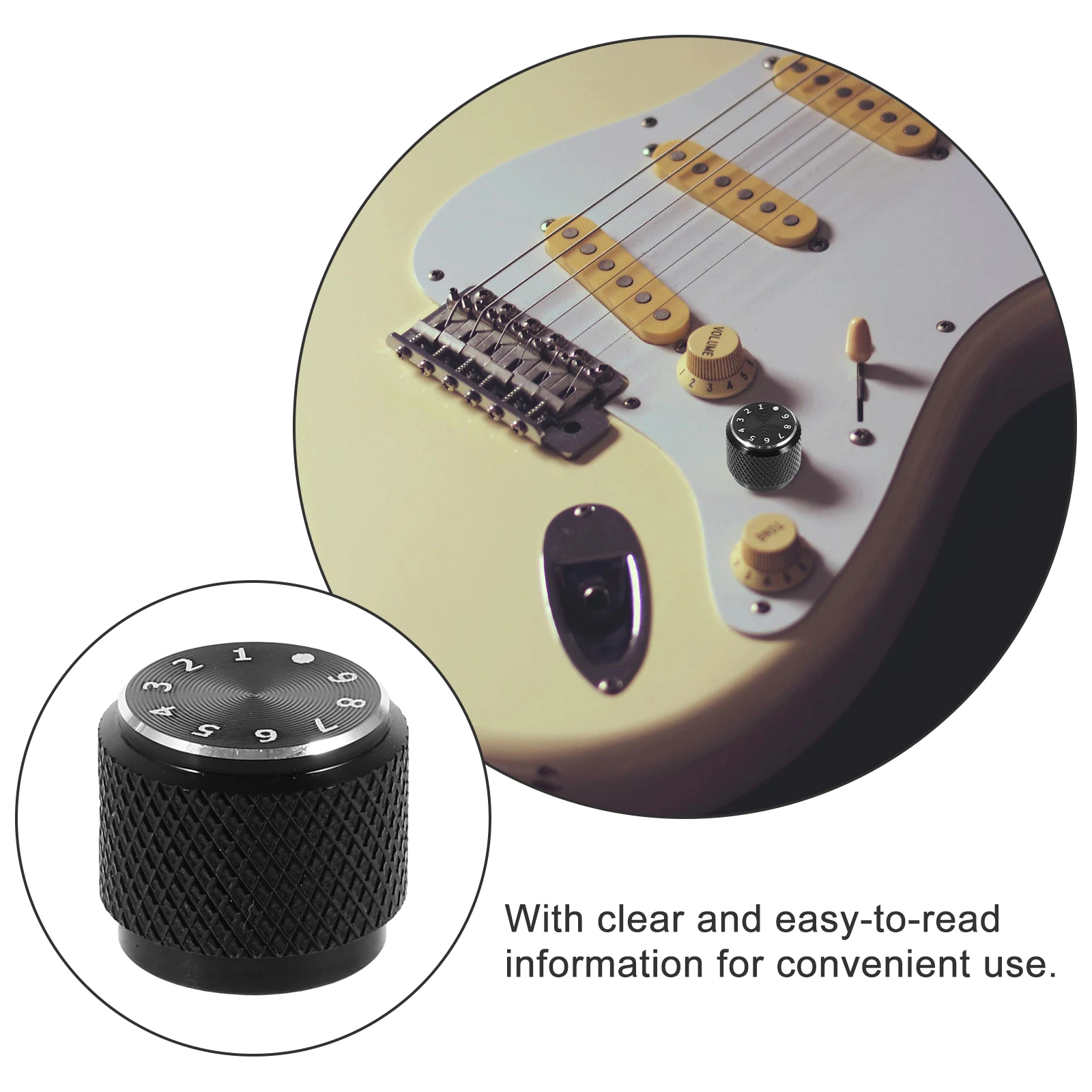 Non-Slip Knob Electric Bass Knobs Control for Guitar Spiral Amplifier Parts Aluminum Alloy Sound 
Non-Slip Knob Electric Bass Knobs Control for Guitar Spiral Amplifier Parts Aluminum Alloy Sound