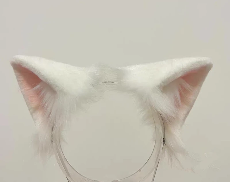 Handmade Cos Prop White Cat Wolf Wolves Fox Ears Fold Style Hairhoop Headband Headwear Halloween Anime Lolita Cosplay Accessorie
Handmade Cos Prop White Cat Wolf Wolves Fox Ears Fold Style Hairhoop Headband Headwear Halloween Anime Lolita Cosplay Accessorie