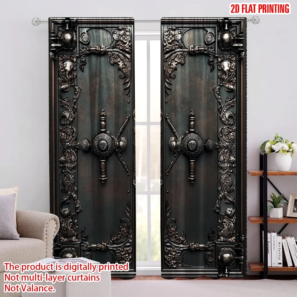 2Pcs 2D flat printing Black Curtains Black Door Pattern Printed Curtains Suitable For Bedroom Kitchen Dining Room Living Room
2Pcs 2D flat printing Black Curtains Black Door Pattern Printed Curtains Suitable For Bedroom Kitchen Dining Room Living Room