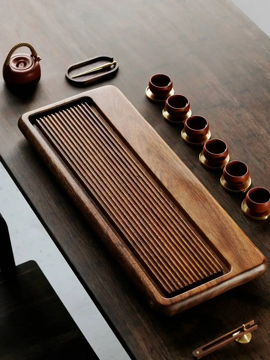 A Black Walnut Tray, Solid Wood, For Home Use, Simple Japanese Style Small Table, Kung Fu Tea Set, Dry Brewing Tray
A Black Walnut Tray, Solid Wood, For Home Use, Simple Japanese Style Small Table, Kung Fu Tea Set, Dry Brewing Tray