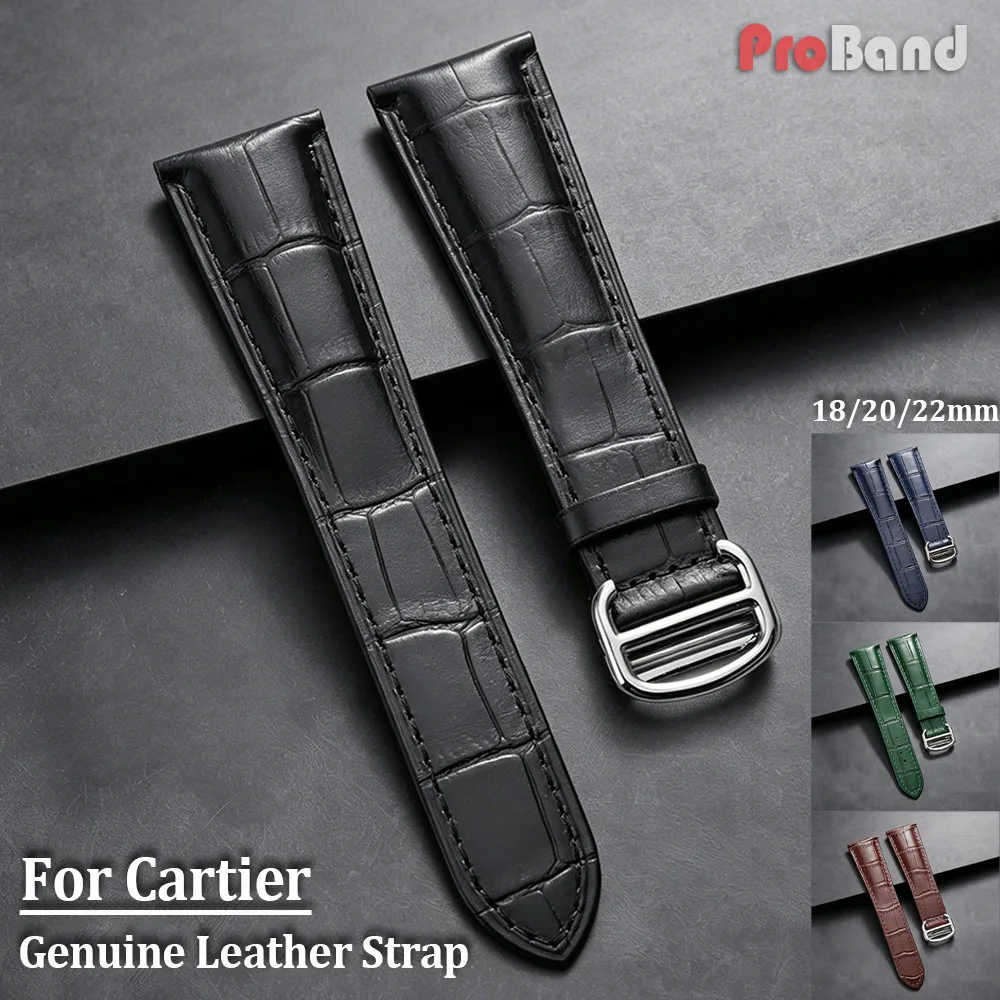 Genuine Leather Watch Strap for Cartier Tank London Solo 18mm 20mm 22mm Soft Comfortable Lychee Pattern Watchband Men Bracelet
Genuine Leather Watch Strap for Cartier Tank London Solo 18mm 20mm 22mm Soft Comfortable Lychee Pattern Watchband Men Bracelet